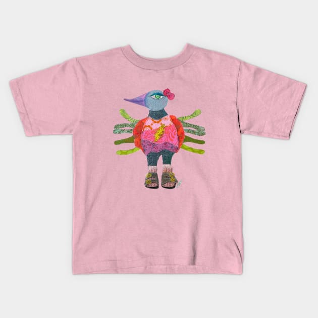 I'll get up and fly away Kids T-Shirt by karenpaytonart